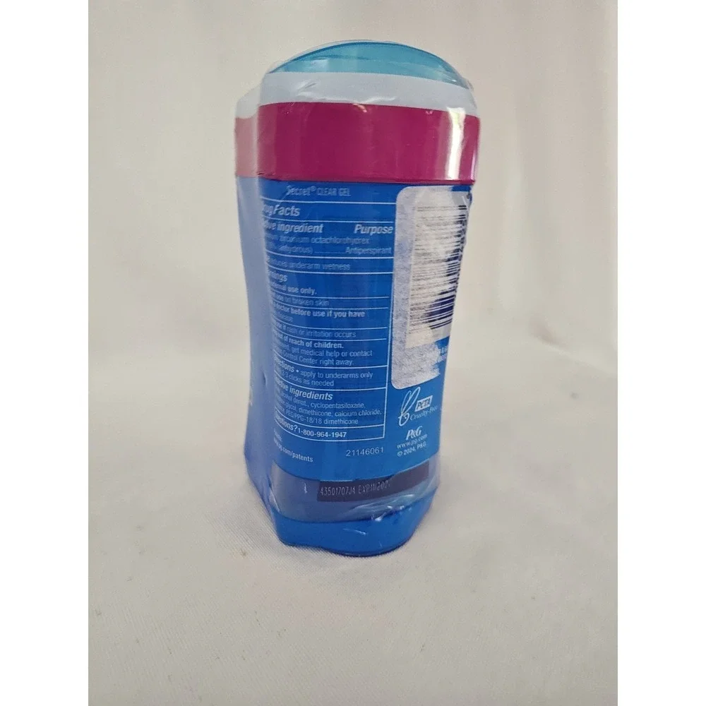 Secret‎ Outlast Protecting Powder Clear Gel Antiperspirant 2.6oz Two Pack